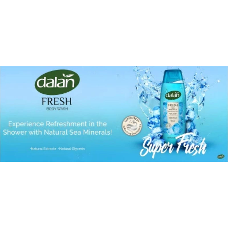 Dalan Fresh Sea Minerals Refreshing Body Wash w/ Glycerin, 15.2oz