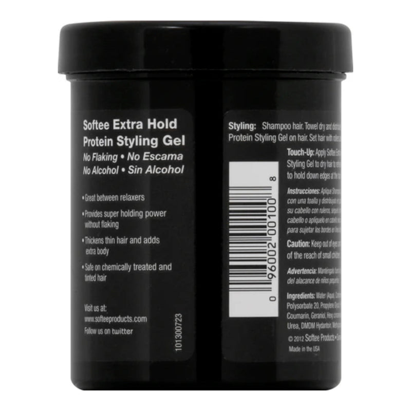 Softee Extra Hold Protein Styling Gel, 8oz (227g)