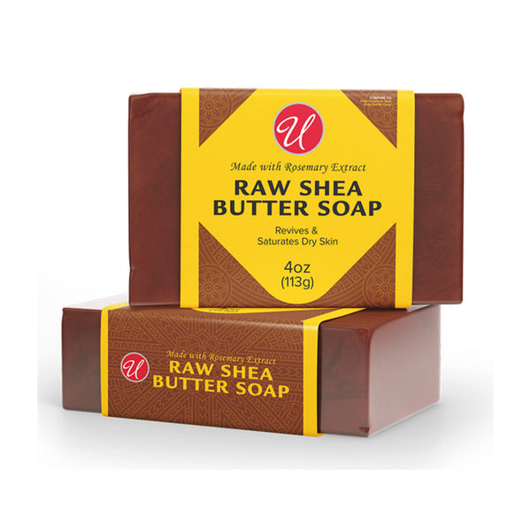 Raw Shea Butter Soap with Rosemary Extract, 4oz (113g)