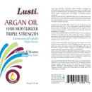 Lusti Argan Oil Hair Moisturizer Triple Strength, 8oz. (237ml)