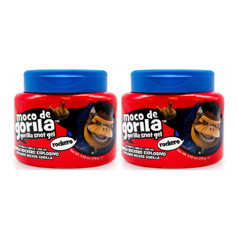 Moco De Gorila Rockero Snot Hair Gel, 9.52oz (270g) (Pack of 2)