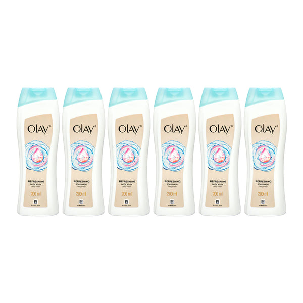 Olay Refreshing Daisy Fresh Body Wash, 200ml (Pack of 6)