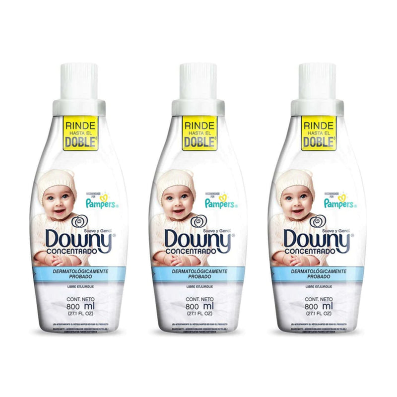 Downy Baby Fabric Softener - Suave y Gentil, 800ml (Pack of 3)