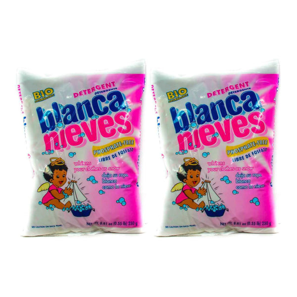 Blanca Nieves Powder Laundry Detergent, 8.81oz (250g) (Pack of 2)