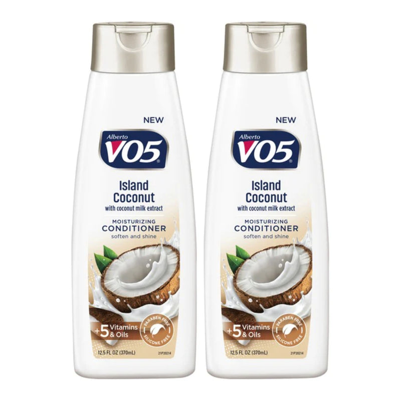 Alberto VO5 Island Coconut w/ Coconut Milk Conditioner, 12.5 oz. (Pack of 2)