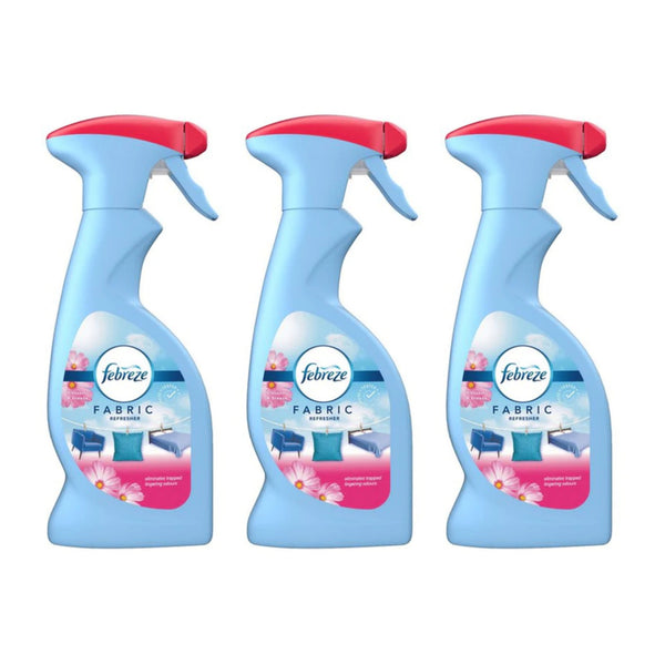 Febreze Fabric Refresher - Blossom & Breeze Scent, 375 ml (Pack of 3)
