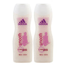 Adidas Smooth Micro Pearls Exfoliating Shower Milk, 13.5oz (400ml) (Pack of 2)