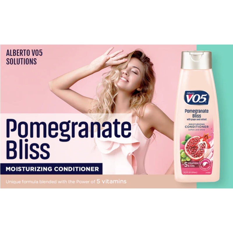 Alberto VO5 Pomegranate Bliss with Grape Seed Conditioner, 12.5 oz. (Pack of 6)