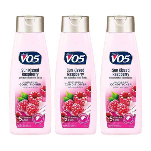 Alberto VO5 Sun Kissed Raspberry Chamomile Flower Conditioner 12.5oz (Pack of 3)