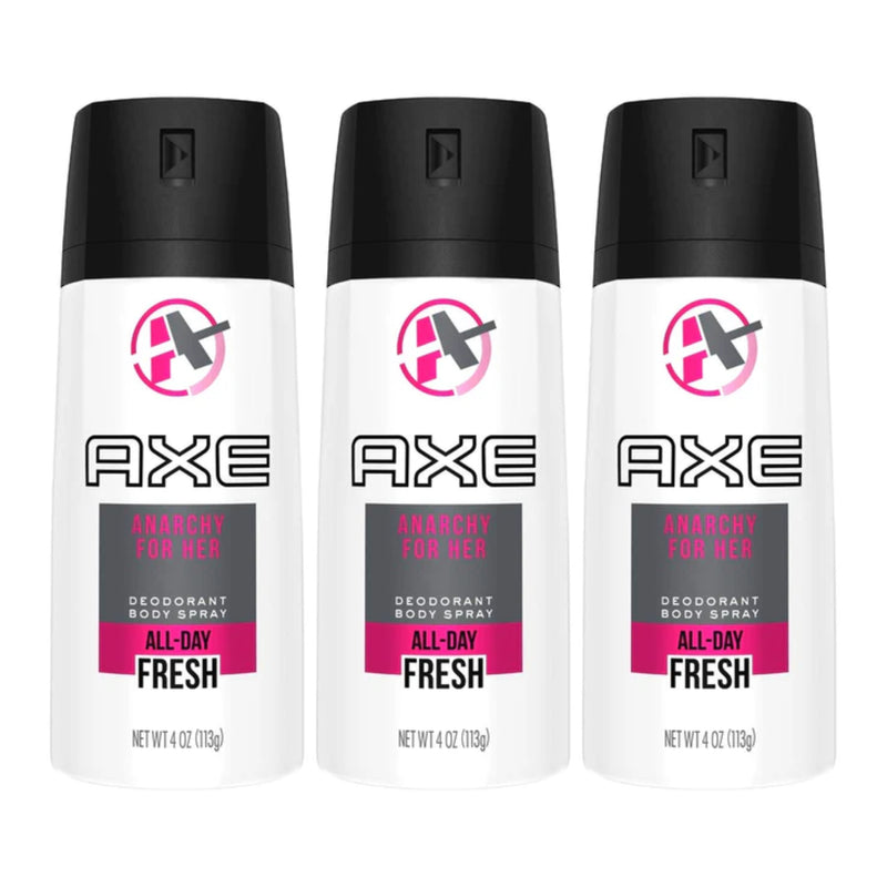 Axe Anarchy For Her Deodorant + Body Spray, 150ml (Pack of 3)