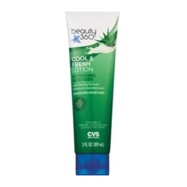 CVS Beauty 360 Cool & Fresh Lotion Refreshing Aloe Vera, 3oz (89ml)