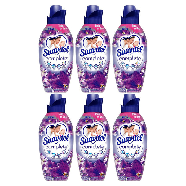Suavitel Complete Fabric Softener - Anochecer Scent, 800ml (Pack of 6)