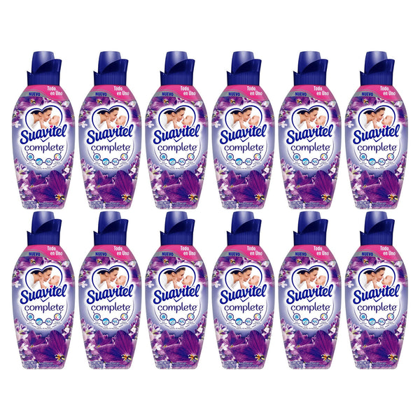 Suavitel Complete Fabric Softener - Anochecer Scent, 800ml (Pack of 12)