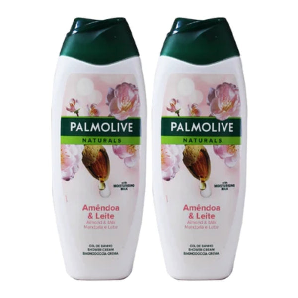 Palmolive Naturals Almond & Milk Shower Cream, 500ml (Pack of 2)