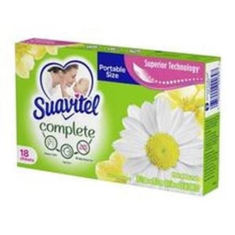 Suavitel Fabric Softener Dryer Sheets - Floral Burst, 36 Count (Pack of 2)
