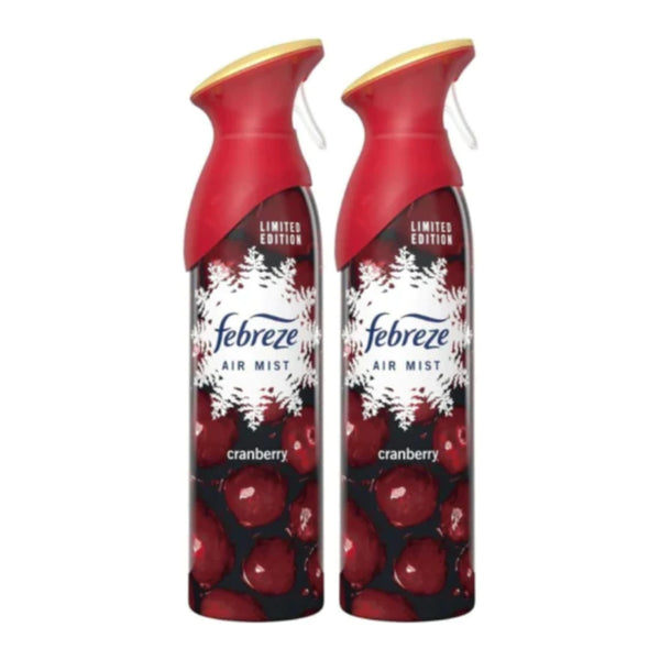 Febreze Air Freshener - Mist Cranberry Scent, 8.8oz (Pack of 2)