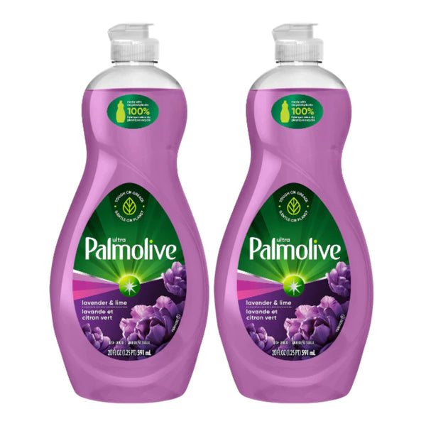 Palmolive Ultra Lavender & Lime Dish Liquid, 20 oz. (591ml) (Pack of 2)