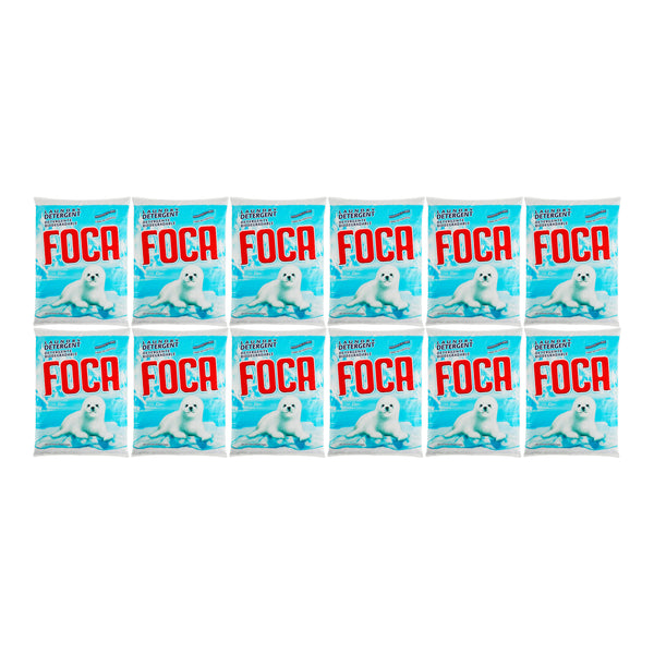 Foca Powder Laundry Detergent, 17.63oz (500g) (Pack of 12)