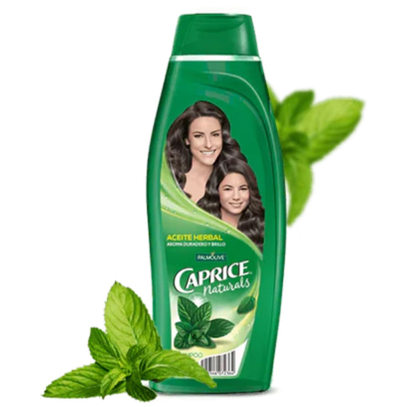 Caprice Shampoo Aceite Herbal (Aroma Duradero y Brillo), 760ml (Pack of 2)