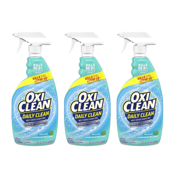 OxiClean Daily Clean Multi-Purpose Disinfectant Spray, 30 Fl Oz (Pack of 3)