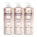 Pantene Pro-V Gold Perfection Radiant Glow Collagen Shampoo, 300ml (Pack of 3)