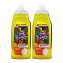 Clorox Fraganzia Bleach Free Dish Soap - Orange Zest, 22 oz (650ml) (Pack of 2)