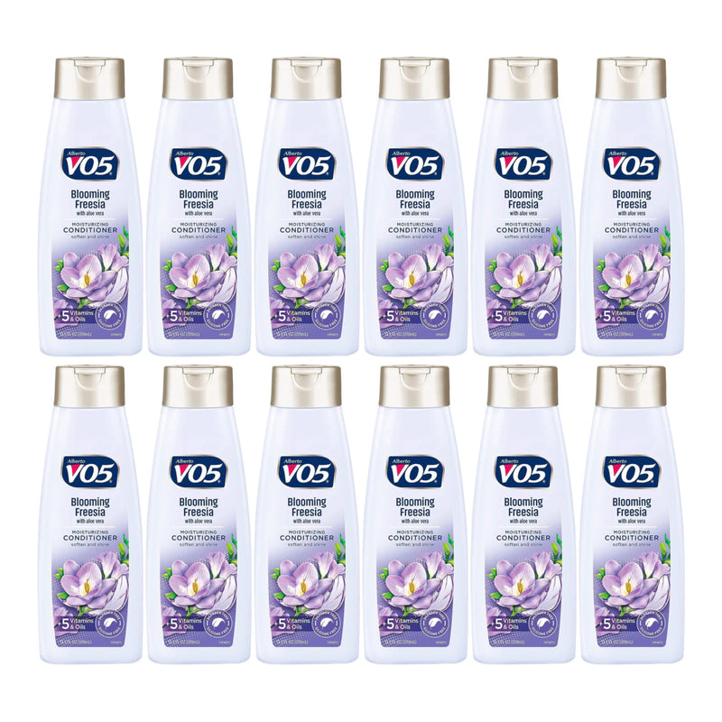 Alberto VO5 Blooming Freesia with Aloe Vera Conditioner, 12.5 oz. (Pack of 12)