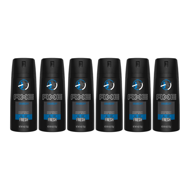 Axe Anarchy Deodorant + Body Spray, 150ml (Pack of 6)