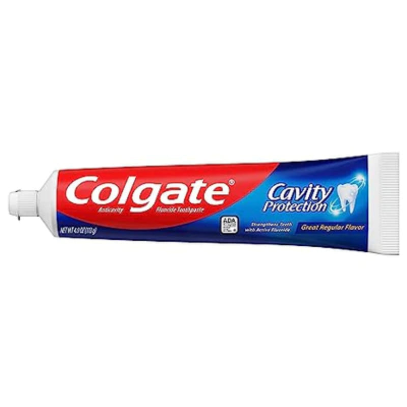 Colgate Cavity Protection Regular Flavor Toothpaste, 4.0oz (113g) (Pack of 12)