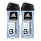 Adidas 3-in-1 Dynamic Pulse Vivifying Peppermint Shower Gel, 8.4oz (Pack of 2)