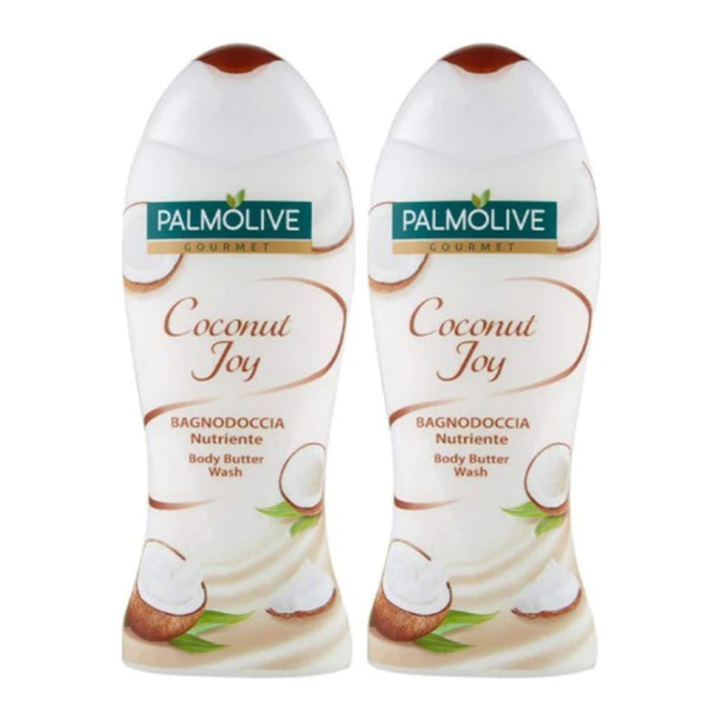 Palmolive Gourmet Coconut Joy Nutriente Body Butter Wash, 500ml (Pack of 2)