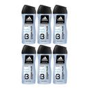 Adidas 3-in-1 Dynamic Pulse Vivifying Peppermint Shower Gel, 8.4oz (Pack of 6)