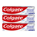 Colgate Baking Soda Peroxide Whitening Brisk Mint Toothpaste, 4.0oz (Pack of 3)