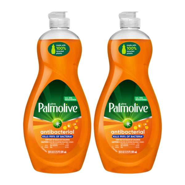 Palmolive Antibacterial Dish Liquid,  20 oz. (591ml) (Pack of 2)