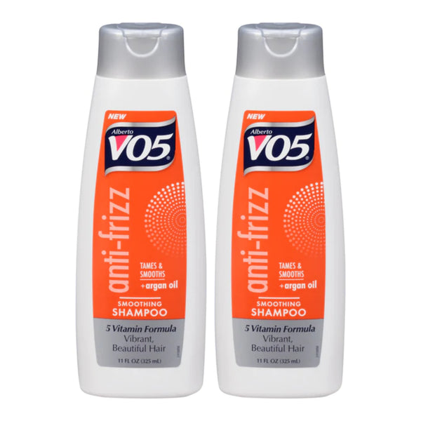 Alberto VO5 Anti-Frizz Smoothing Shampoo, 11 oz. (325ml) (Pack of 2)