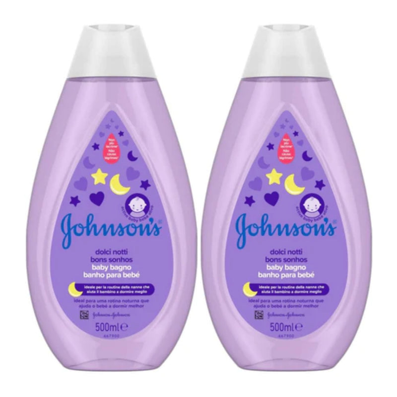 Johnson & Johnson Baby Bedtime Bath, 500ml (16.9 fl oz) (Pack of 2)