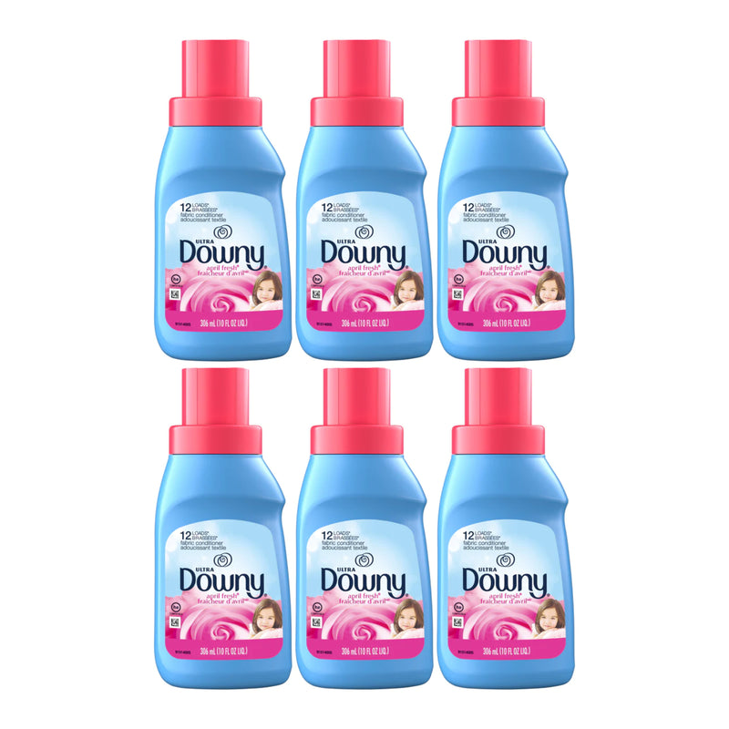 Ultra Downy April Fresh Liquid Fabric Softener, 10oz (306ml) (Pack of 6)