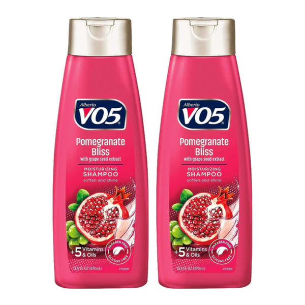 Alberto VO5 Pomegranate Bliss with Grape Seed Shampoo, 12.5 oz. (Pack of 2)