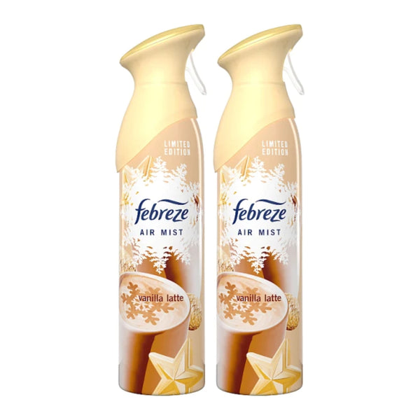 Febreze Air Freshener - Mist Vanilla Latte Scent, 8.8oz (Pack of 2)