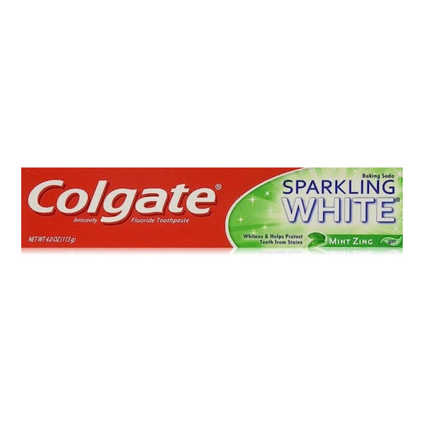 Colgate Sparkling White Mint Zing Toothpaste, 4.0oz (113g)