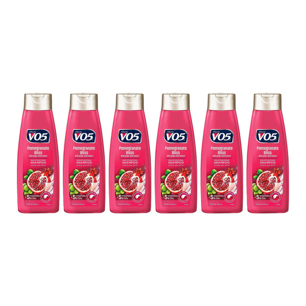 Alberto VO5 Pomegranate Bliss with Grape Seed Shampoo, 12.5 oz. (Pack of 6)