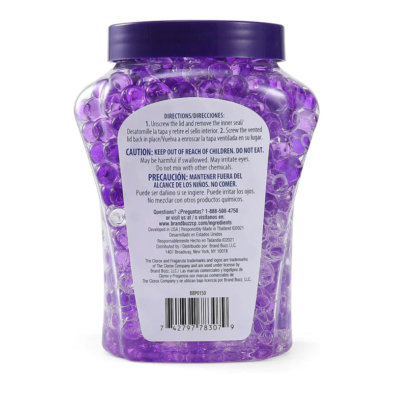 Clorox Fraganzia Air Freshener Crystal Beads - Lavender 12oz (340g) (Pack of 2)