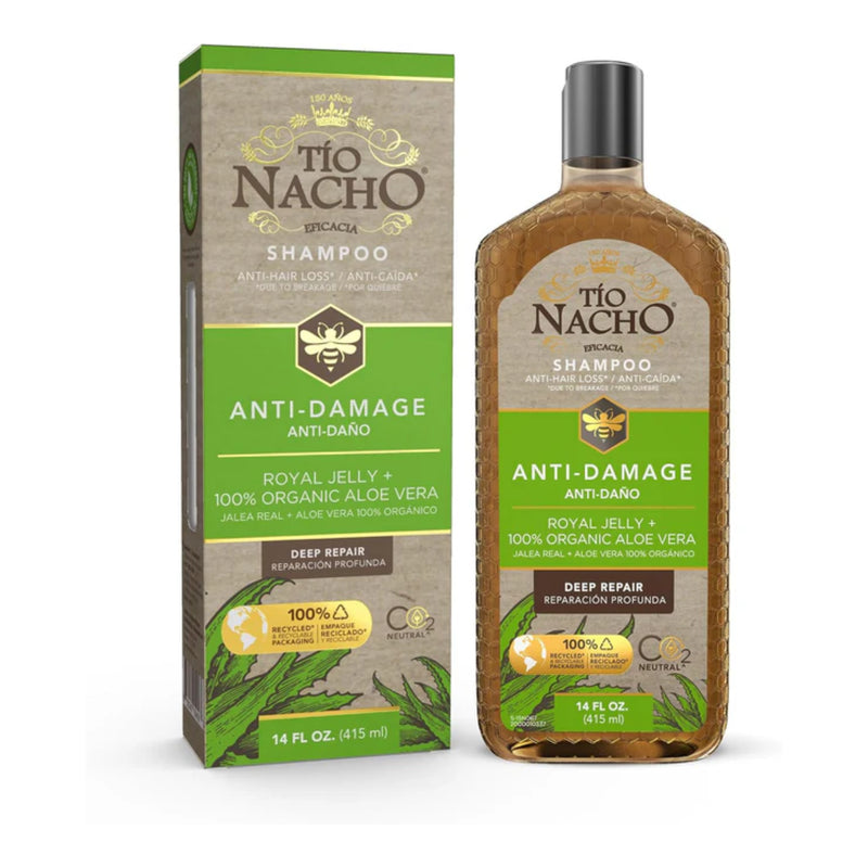 Tio Nacho Shampoo Anti-Damage Royal Jelly + Organic Aloe Vera, 14oz