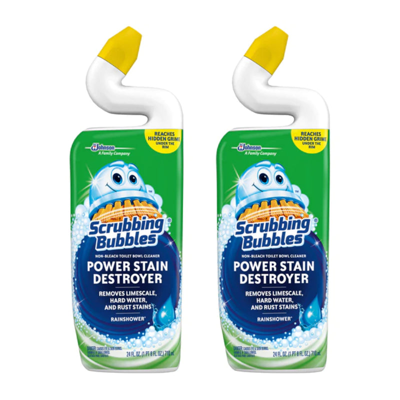 Scrubbing Bubbles Toilet Bowl Cleaner Gel - Rain Shower, 24 oz. (Pack of 2)