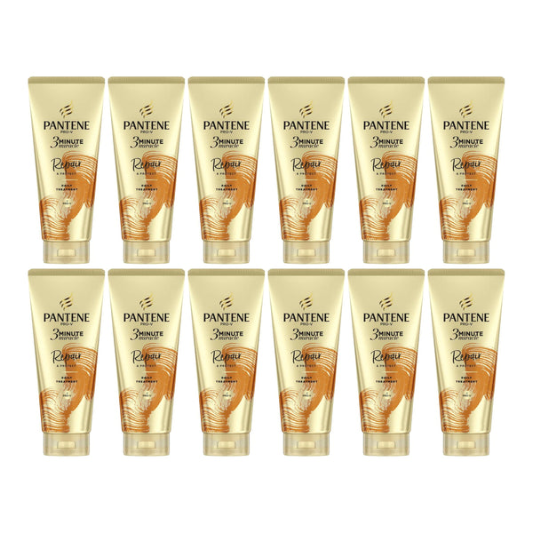 Pantene Pro-V 3 Minute Miracle Repair & Protect Treatment, 6.1 oz (Pack of 12)