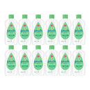 Johnson's Aloe Vera + Vitamin E Baby Oil, 10.2 oz (300ml) (Pack of 12)