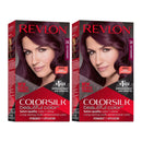 Revlon ColorSilk Beautiful Hair Color - 34 Deep Burgundy (Pack of 2)