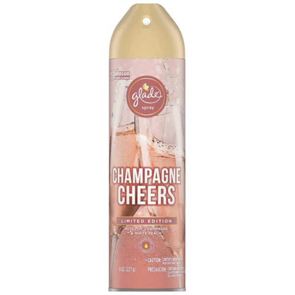 Glade Spray Champagne Cheers Air Freshener - Limited Edition, 8 oz