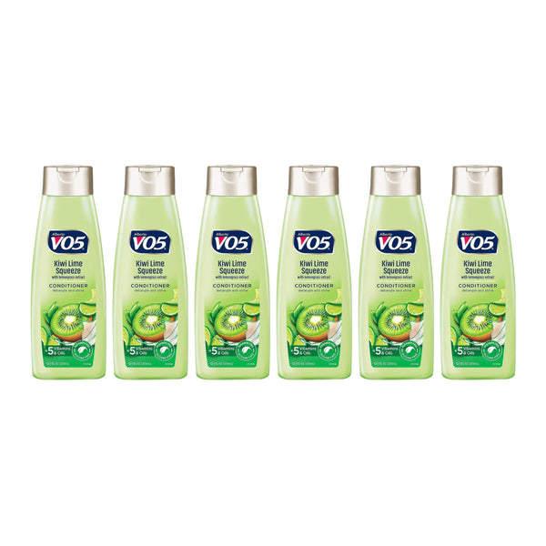 Alberto VO5 Kiwi Lime Squeeze with Lemongrass Conditioner, 12.5 oz. (Pack of 6)