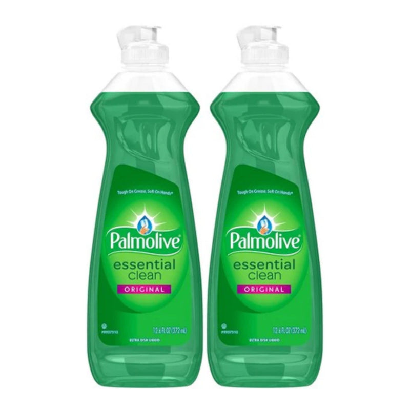 Palmolive Essential Clean Original Dish Liquid, 12.6 oz. (372ml) (Pack of 2)